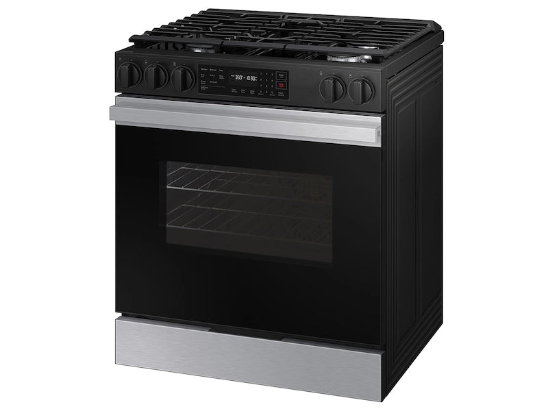 Samsung - Bespoke 6.0 Cu. Ft. Slide-In Gas Range with Air Sous Vide - Stainless Steel - NSG6DG8500SRAA (0LN07DAX800005T)