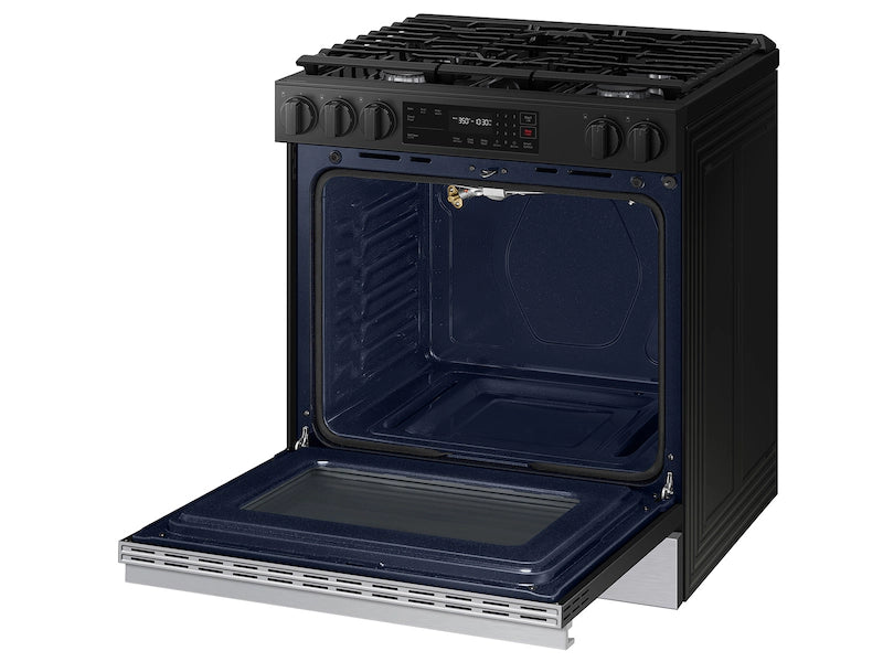 Samsung - Bespoke 6.0 Cu. Ft. Slide-In Gas Range with Air Sous Vide - Stainless Steel - NSG6DG8500SRAA (0LN07DAX800005T)