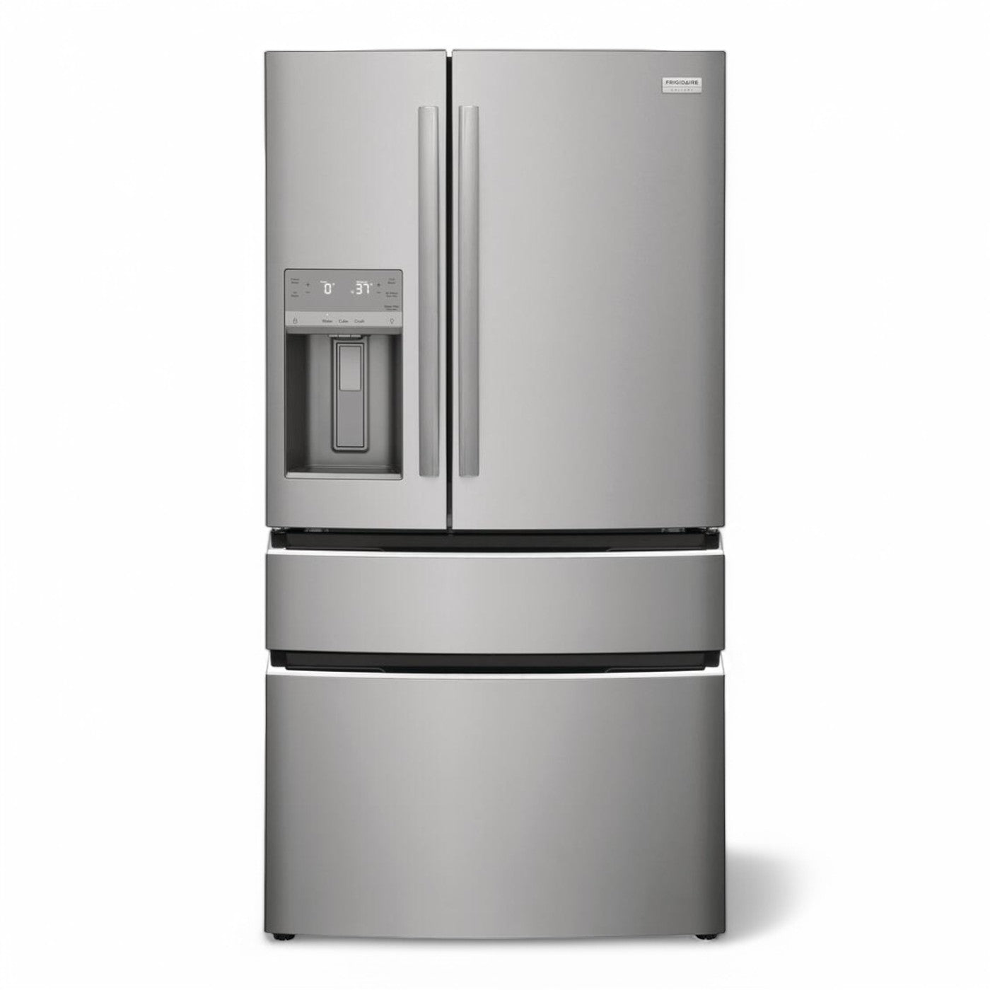 Frigidaire Gallery - 26.3 Cu. Ft. Standard-Depth 4-Door French Door Refrigerator - Stainless Steel - GRMS2773AF- SN 1K43084033
