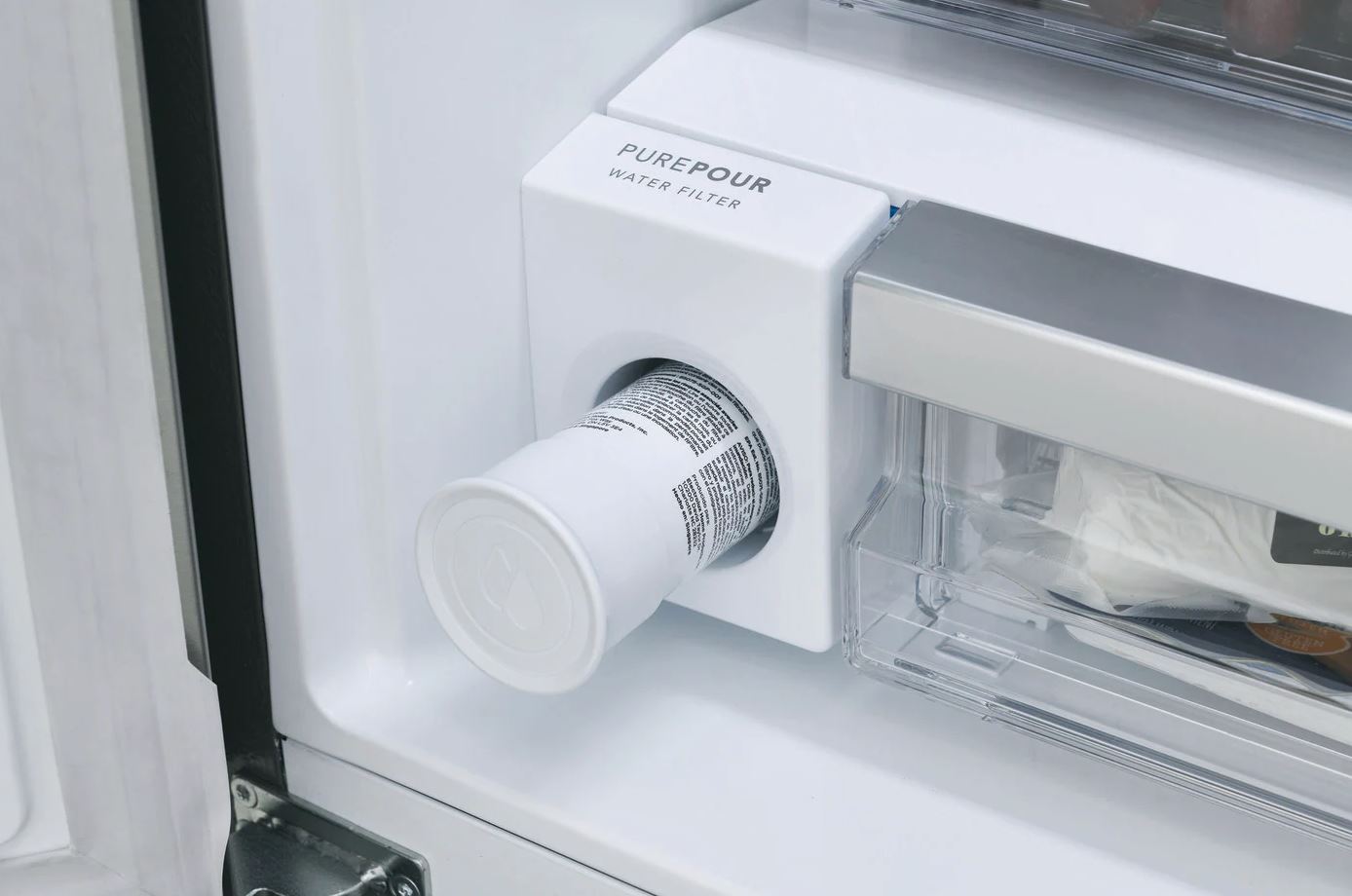 Frigidaire Gallery - 30 in. 20 cu. ft. Standard Depth French Door Refrigerator with Internal Water Dispenser - Stainless Steel - GRFN2023AF- SN 1K41381760