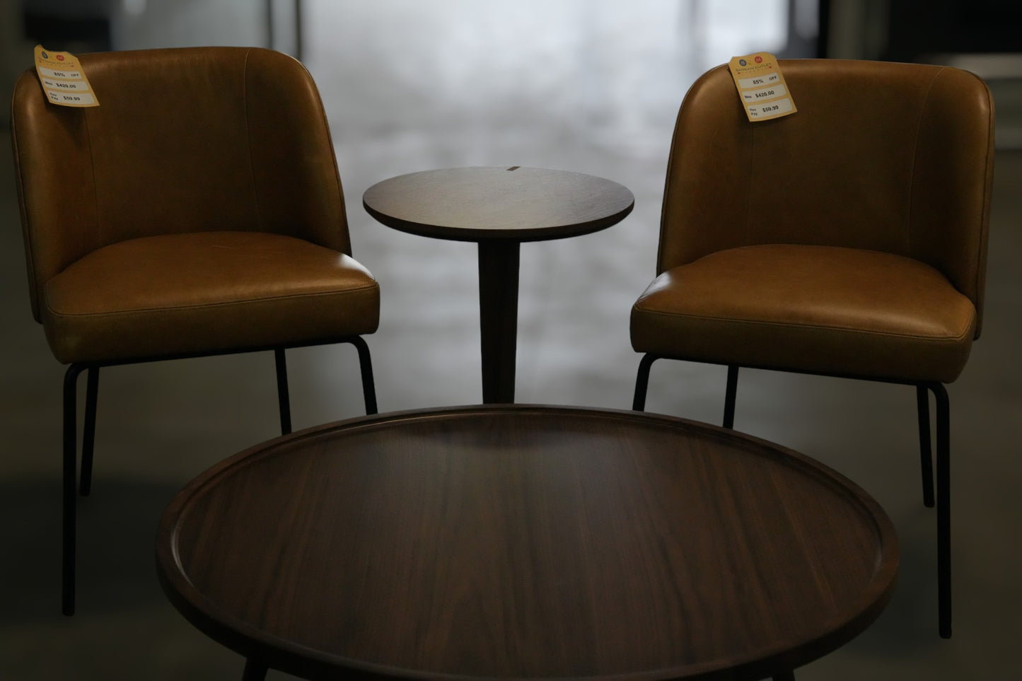 IDF240193 - Graham - Dining Chair Leather Gold - 420