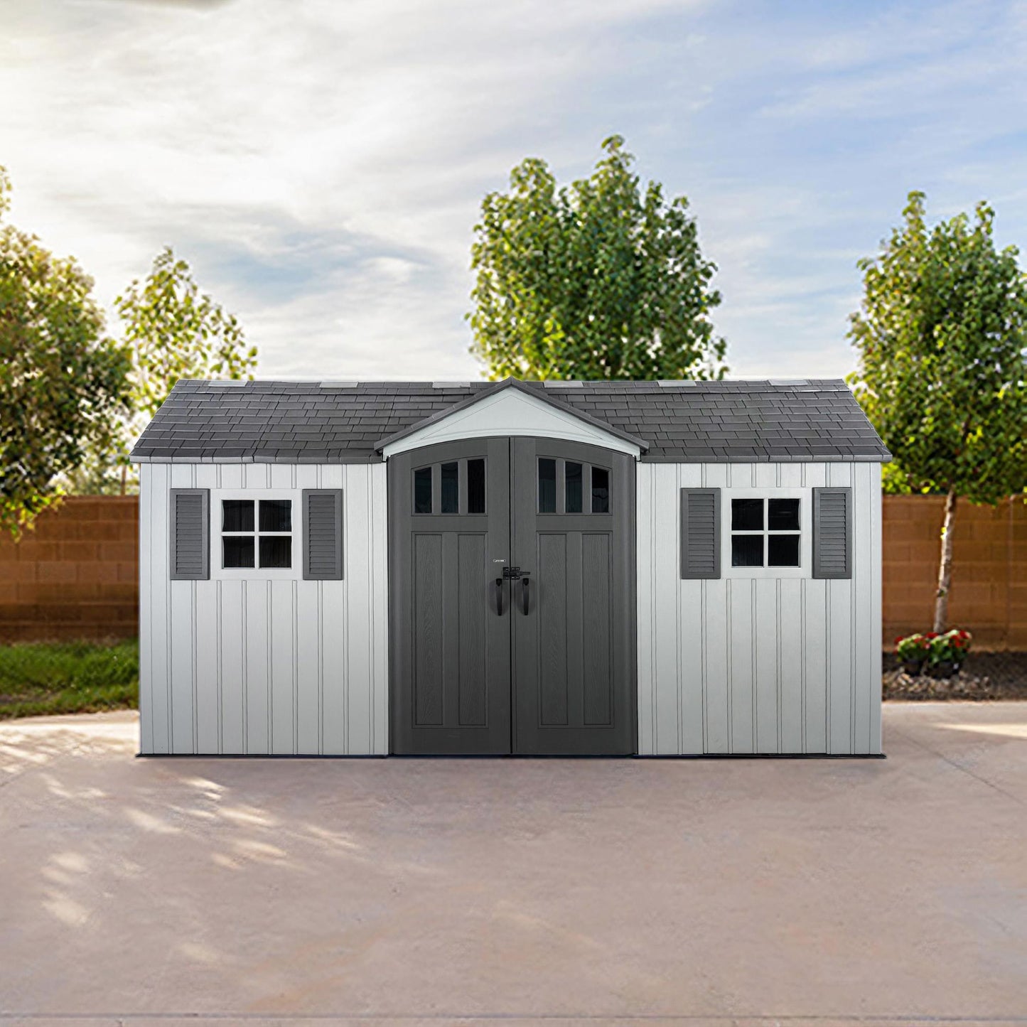 LIFETIME 15' X 8' SHED - 300443 MSRP-1899.99 BJF250014