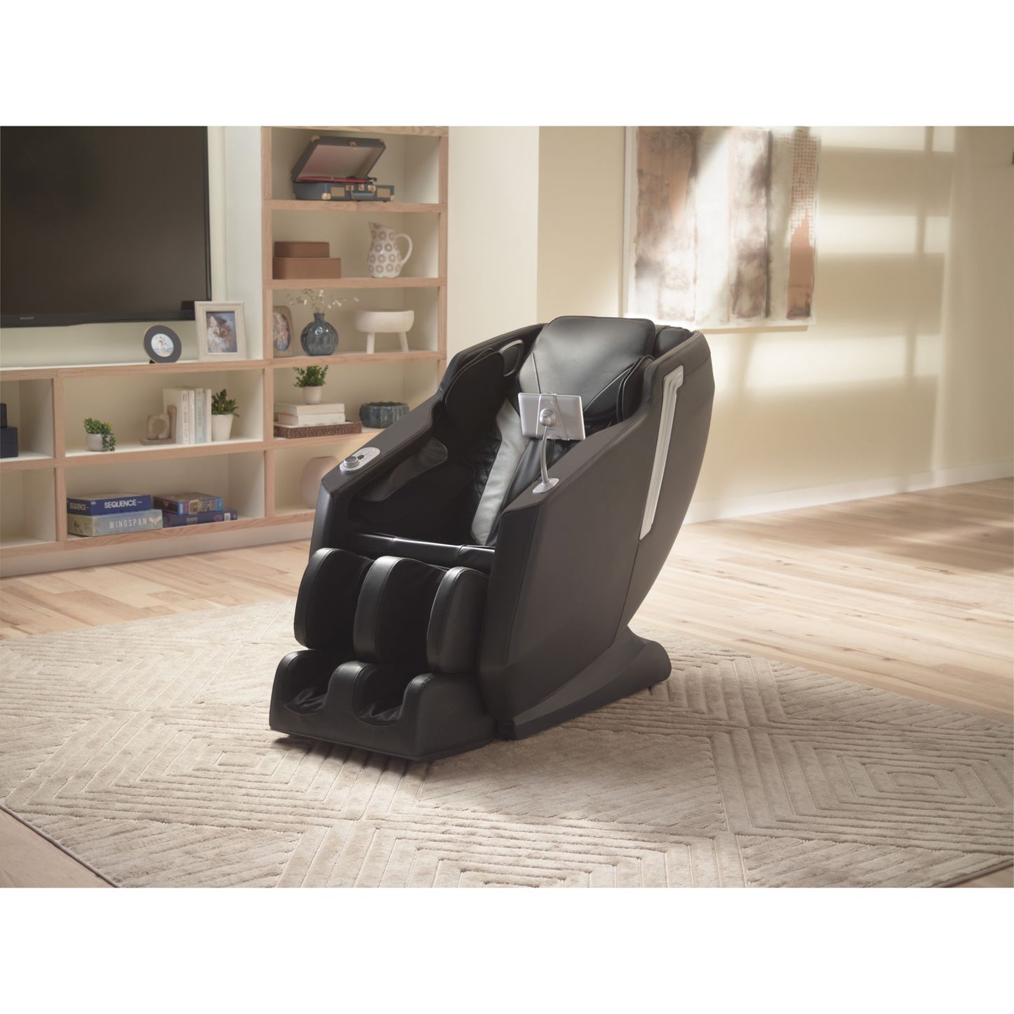 LIFESMART 2D MASSAGE CHAIR - BLACK - 324922 MSRP-1299.99 BJF250040