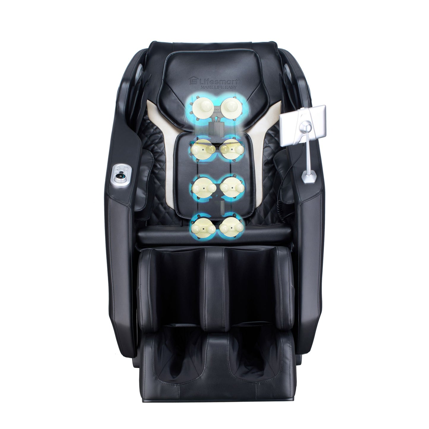 LIFESMART 2D MASSAGE CHAIR - BLACK - 324922 MSRP-1299.99 BJF250040