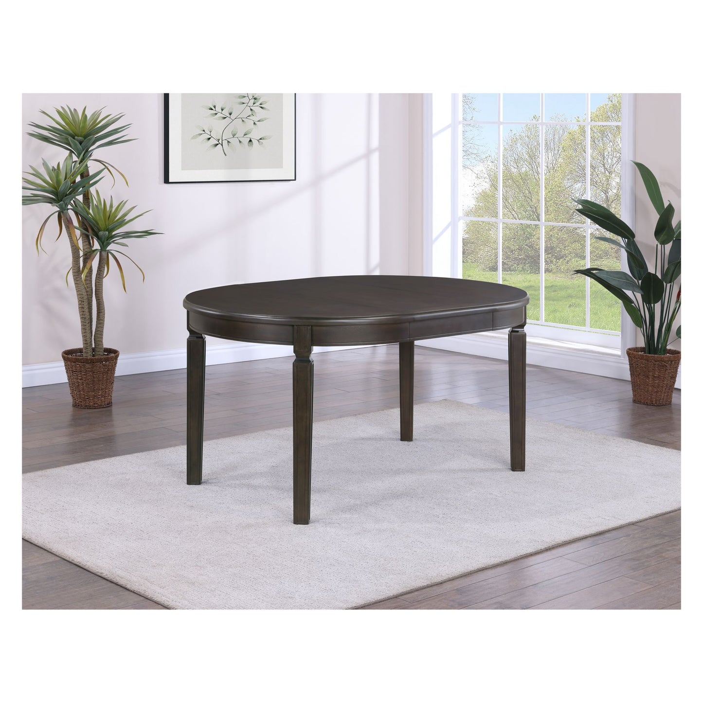 HAMILTON 5PC ROUND DINING SET WITH LEAF - 325495 MSRP-599.99 BJF250042