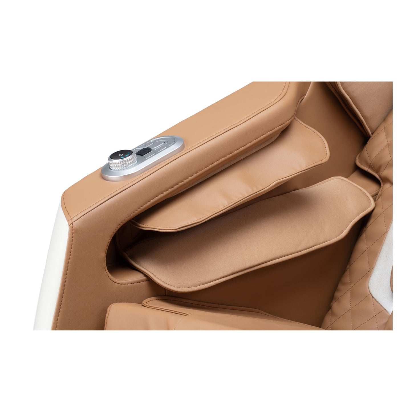 2D MASSAGE CHAIR TAN/WHITE - 326576 MSRP-1299.99 BJF250043