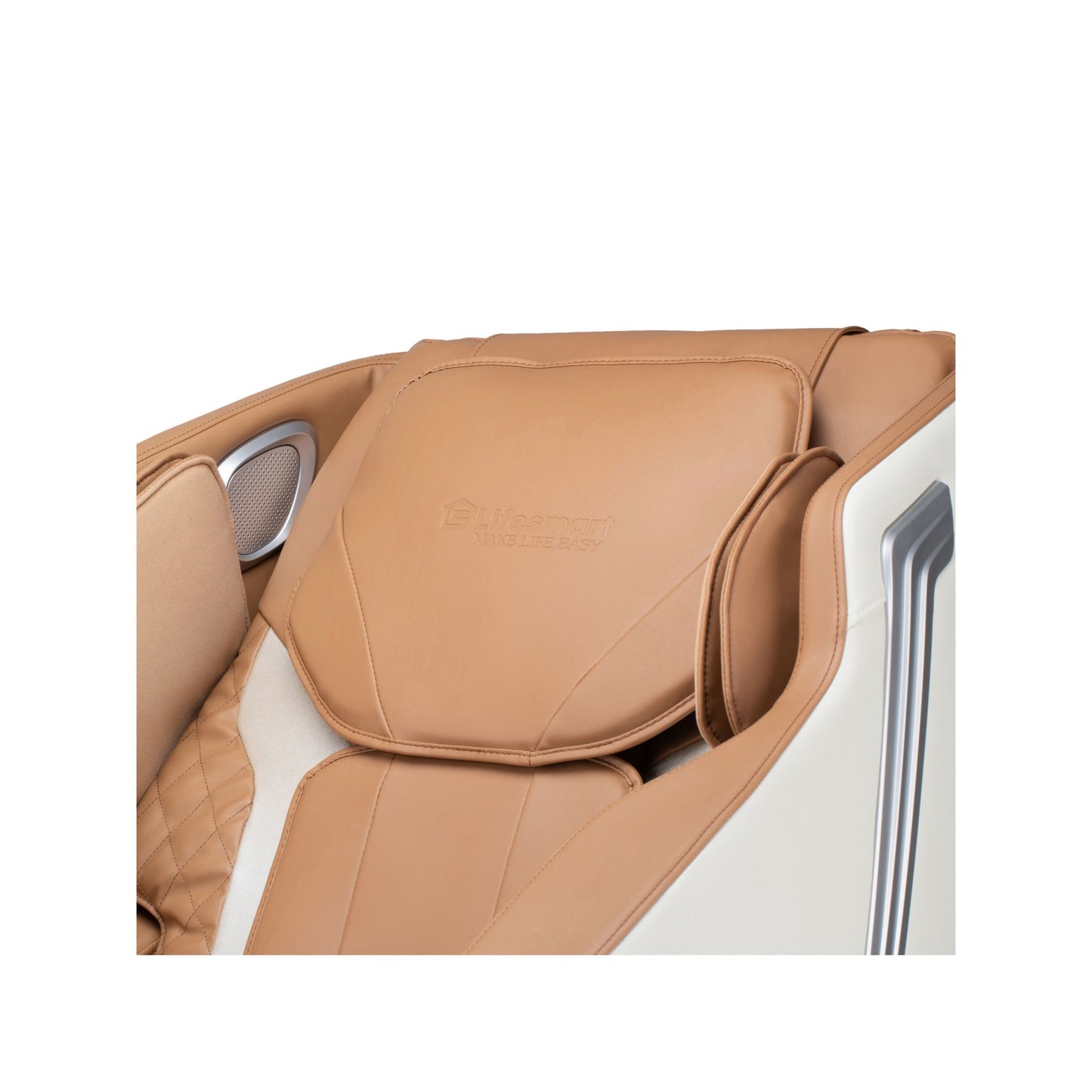 2D MASSAGE CHAIR TAN/WHITE - 326576 MSRP-1299.99 BJF250043