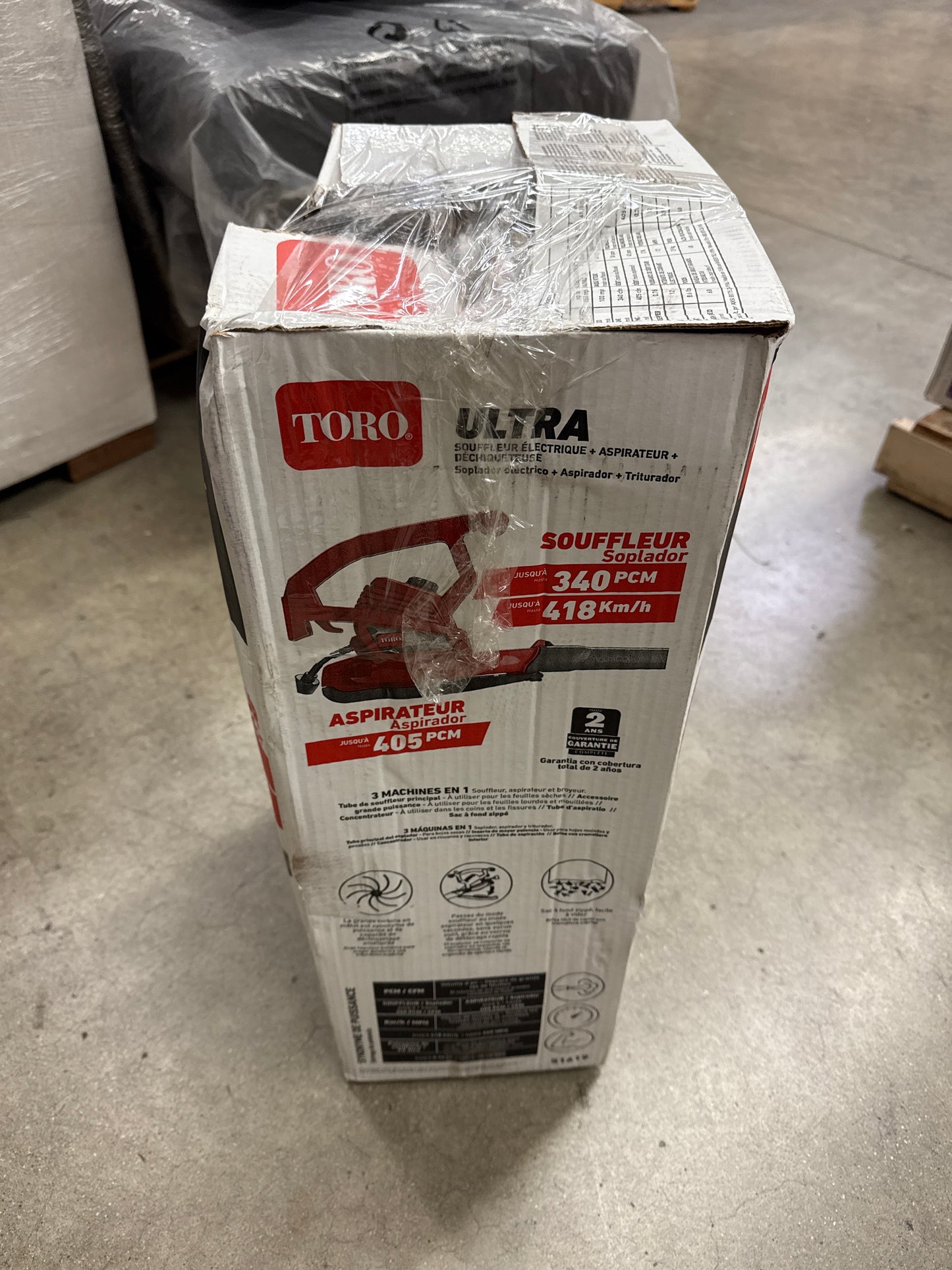 AC250010 Toro Ultra 260 mph 340 CFM 110 V Electric Handheld Leaf Blower/Vacuum