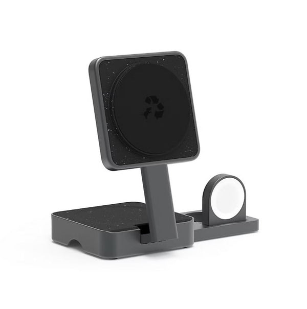 Nimble PIVOT 3-in-1 Wireless Charger, Universal Qi Charging Stand, Adjustable stand charges at the perfect angle NB-WP-3N-12541
