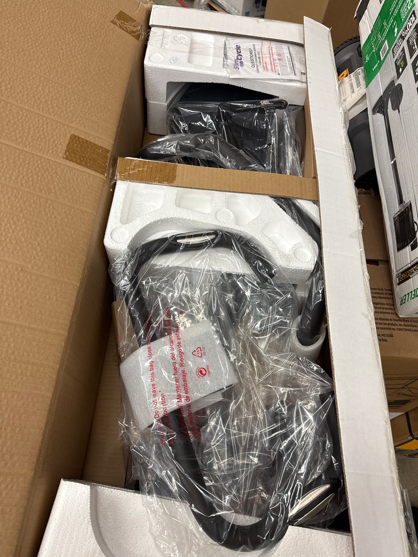 AC250001 BulbHead Slim Cycle 2-in-1 Fitness Bike