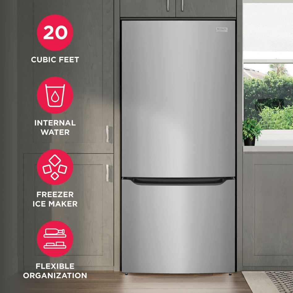 Frigidaire - Gallery 28.8 Cu. Ft. Standard-Depth French Door Refrigerator - Stainless Steel - GRBN2012AF- SN 1K42376773
