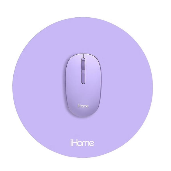 iHome 2.4G Wireless Mouse with Mousepad Bundle Purple 2IHMS2266H0L2