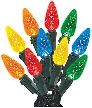 AC250793 GOLD LED C6 MLT 100CT