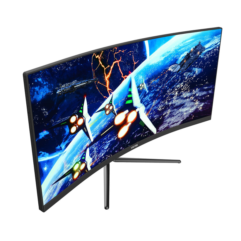 Viotek 29" LED Curved Monitor w/ Immersive 1200R VA Panel, FreeSync, G-SYNC-Compatible - GNV29CB-CD