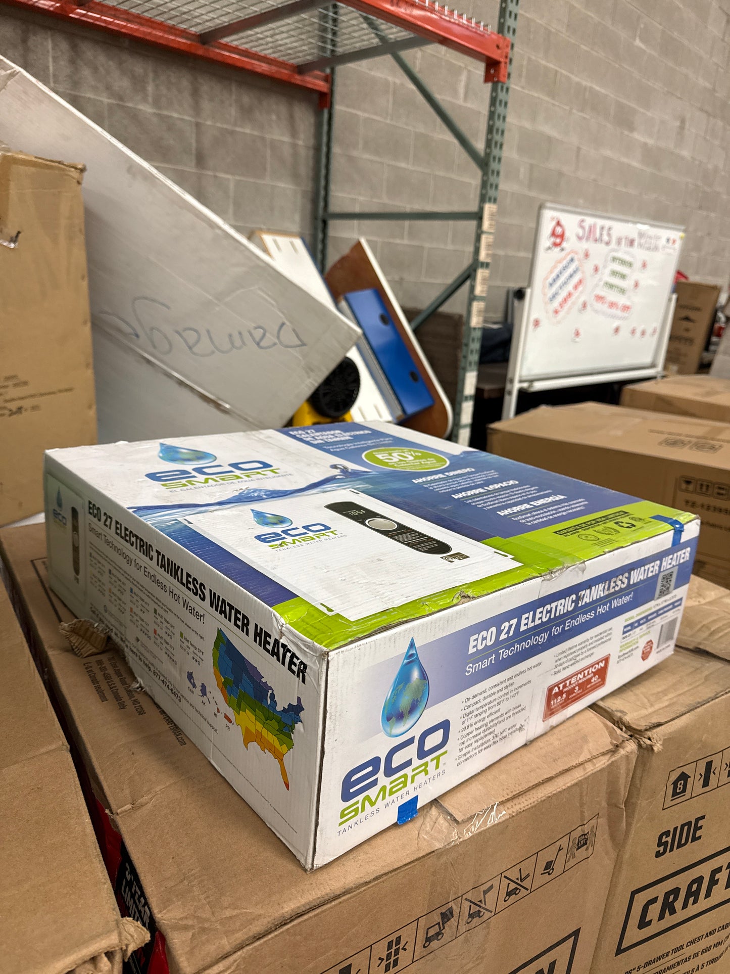 AC250027 EcoSmart ECO 27 Tankless Water Heater, Electric, 27-kW