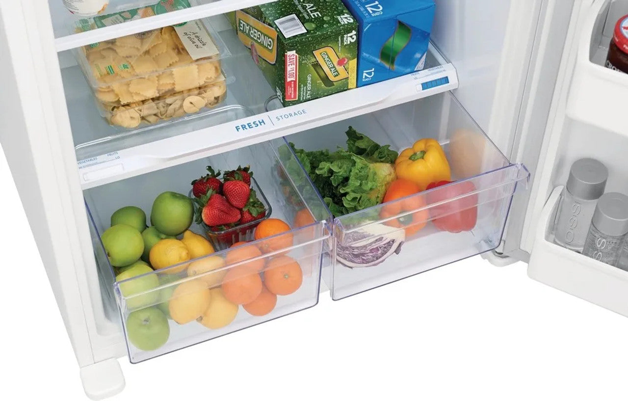 Frigidaire - 18.3 Cu. Ft. Top Freezer Refrigerator - White - FFTR1835VW- SN BA44202020
