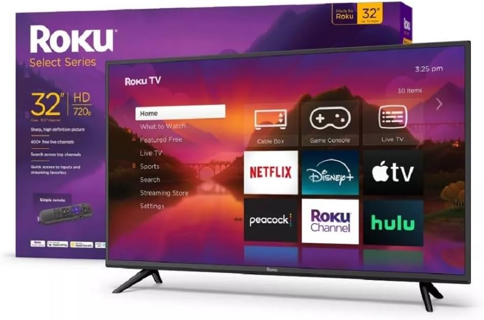 Roku 32" Select Series 720p HD Smart Roku TV with Roku TV Remote - 32R2B4-C