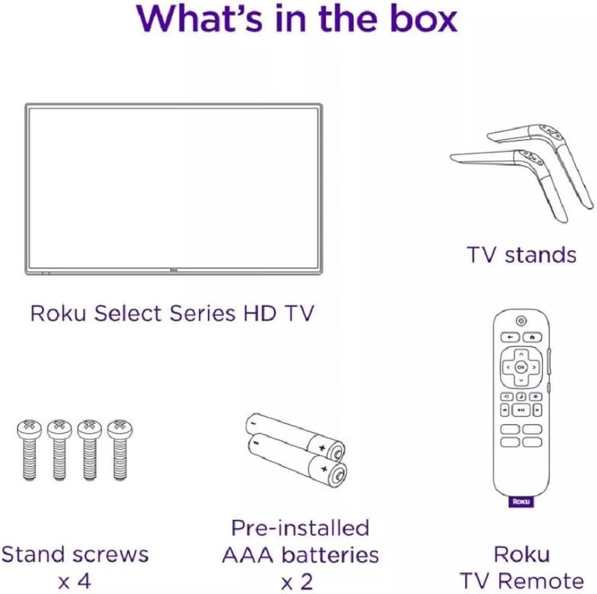 Roku 32" Select Series 720p HD Smart Roku TV with Roku TV Remote - 32R2B4-C