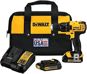 AC250033 DEWALT DCD780C2 20V MAX Compact Drill Driver Kit
