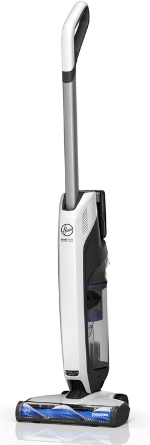 AC250182 Hoover ONEPWR Evolve Pet Cordless Vacuum Cleaner, White, Lightweight Stick Vac, Small Upright Vacuum Cleaner, Ideal for Pet Hair, Large Dirt Cup Capacity, Cordless Convenience