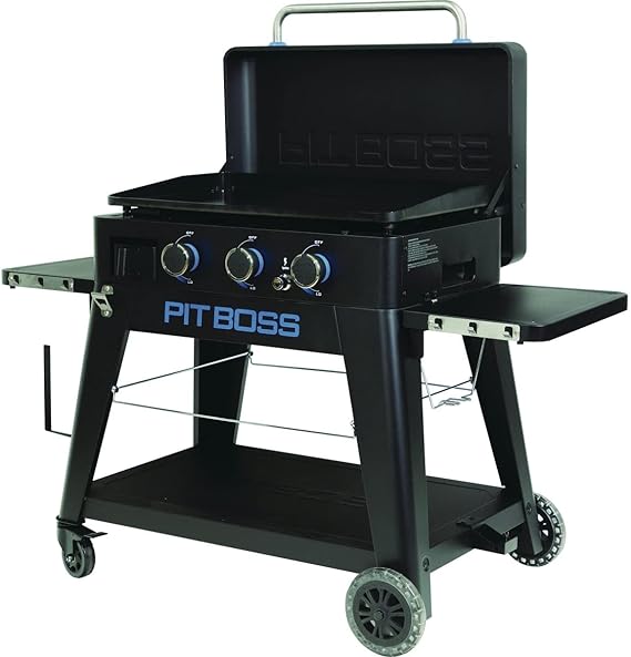 AC250276 PIT BOSS PB3BGD2 Gas Griddle, 3 Burner, Black