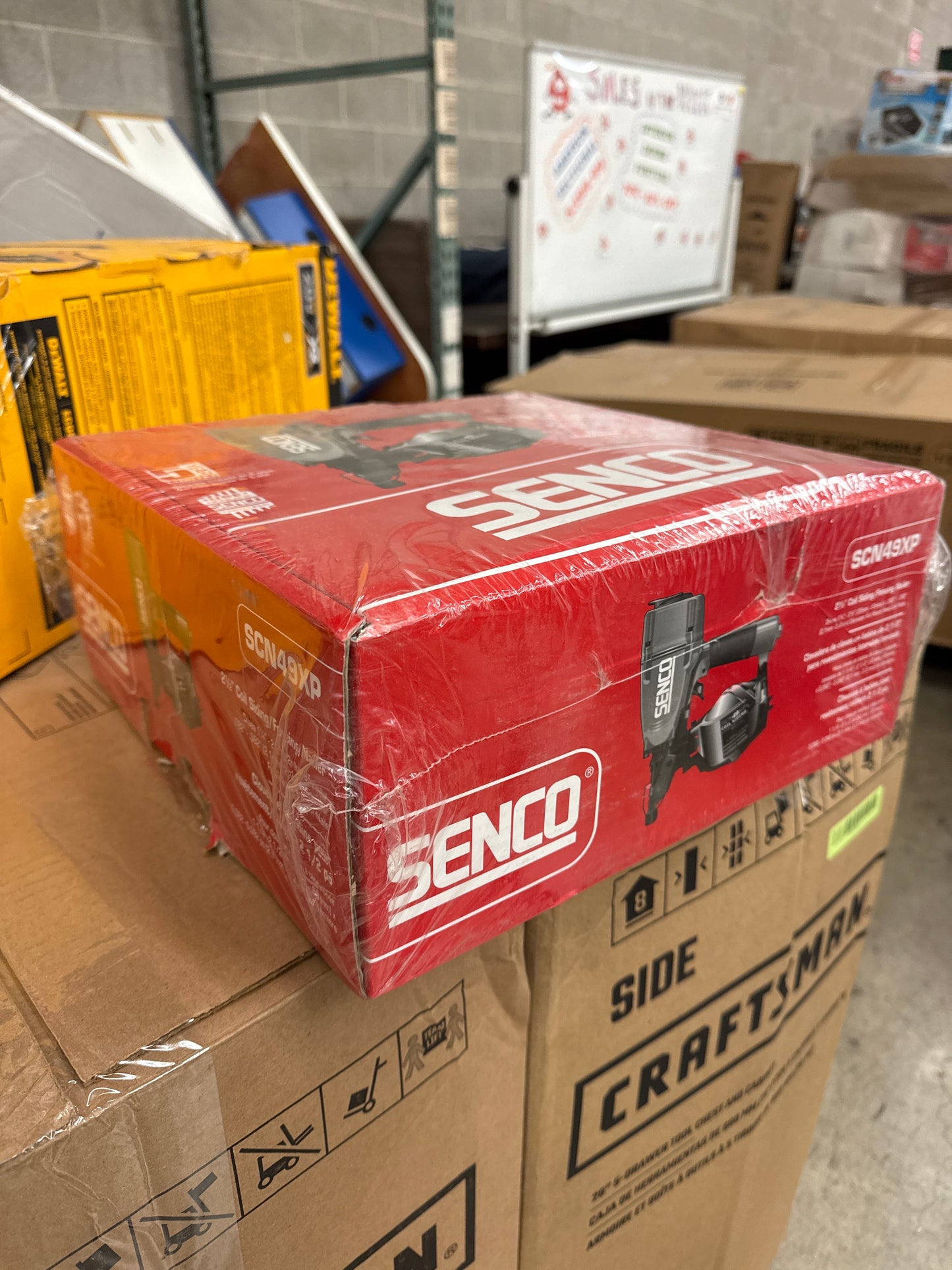 AC250016 Senco Brands 5J0001N Air Framing Nailer, 15 Deg, Wire/Plastic