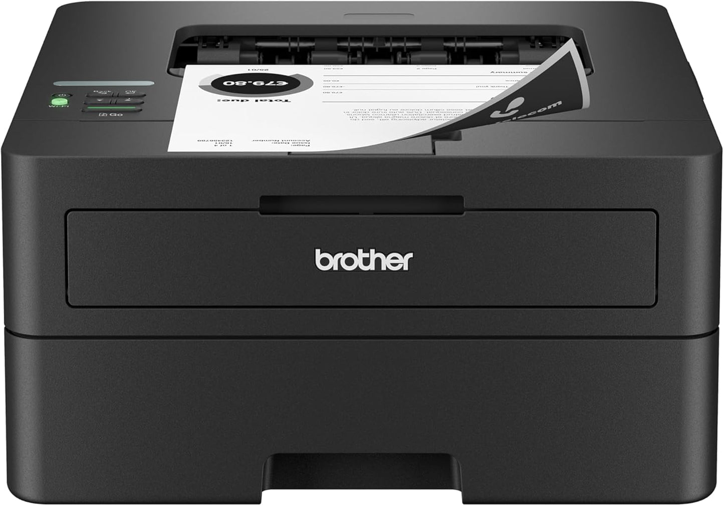 Brother HL-L2460DW Wireless Compact Monochrome Laser Printer with Duplex, Mobile Printing, Black & White Output | Includes Refresh Subscription Trial(1), Works with Alexa HL-L2460DW-CD