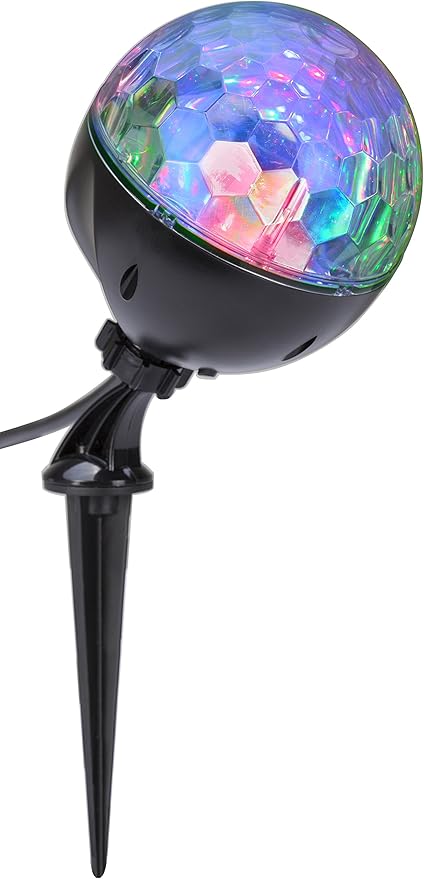 AC250798 Gemmy Lightshow (RGB) Projection Stake-Light Confetti w/Button
