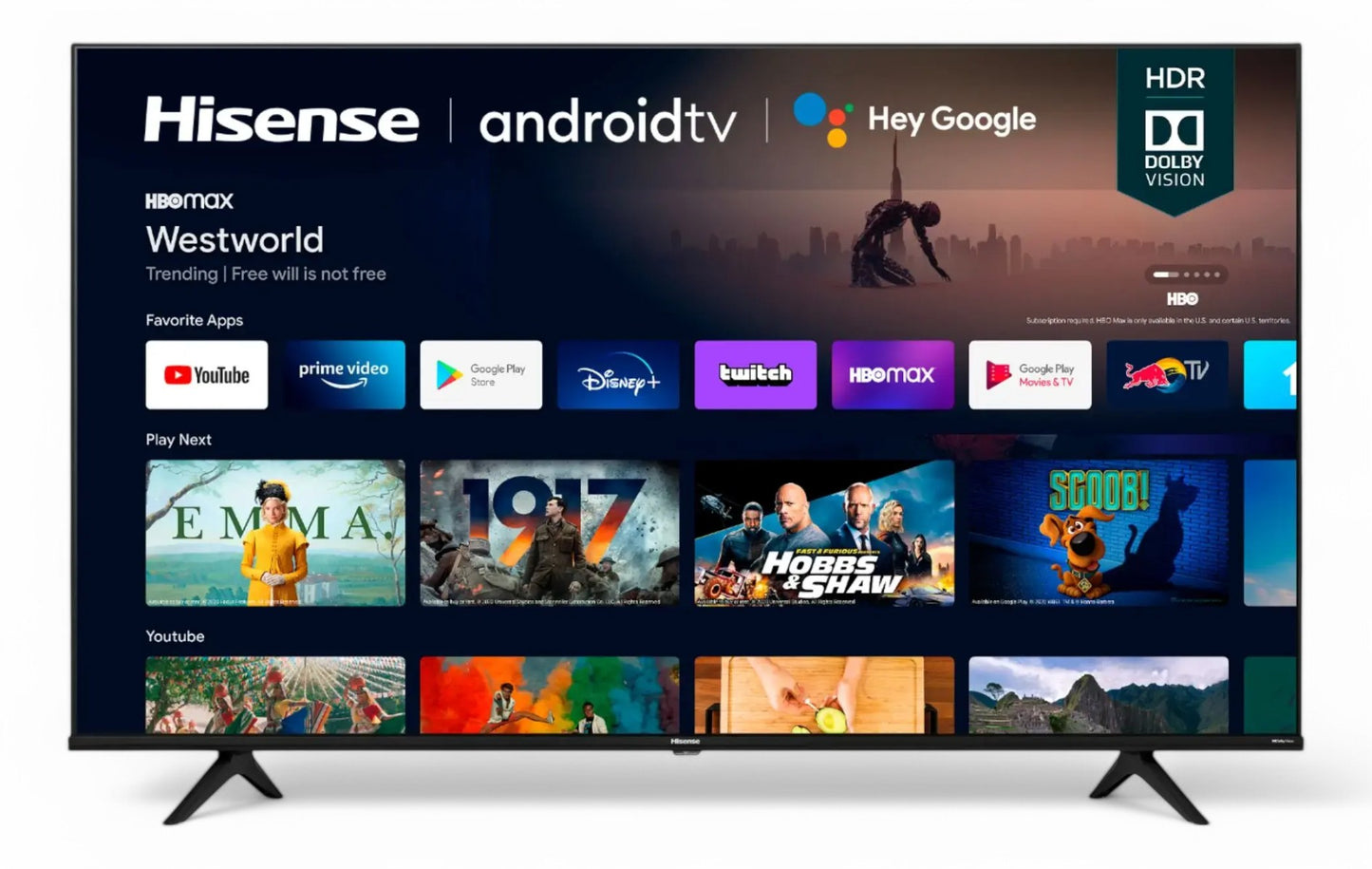Hisense - 70" Class A6G Series LED 4K UHD Smart Android TV 70A6G-C