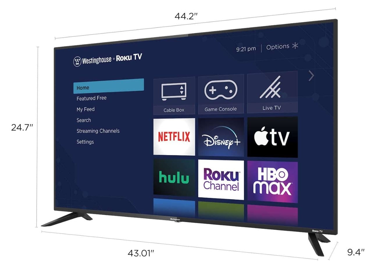 Westinghouse 50" 4K Ultra HD Smart Roku TV with HDR WR50UT4212-R