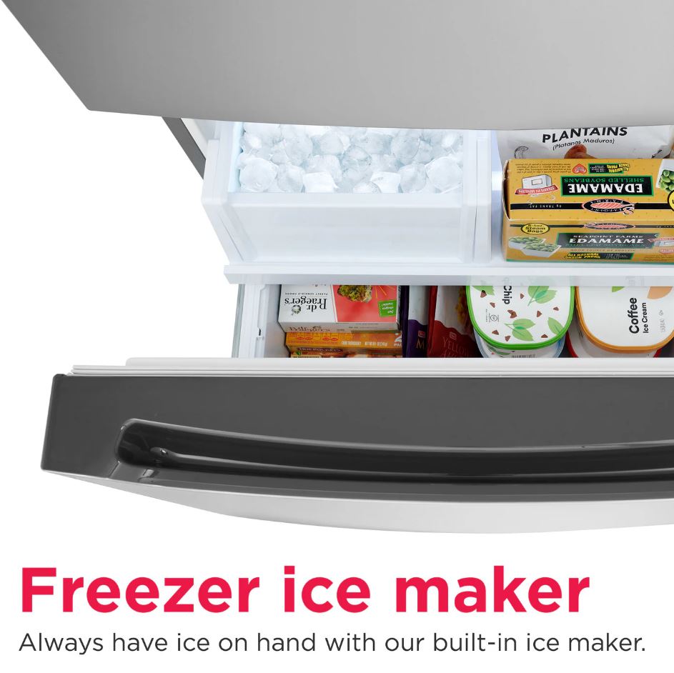 Frigidaire - Gallery 28.8 Cu. Ft. Standard-Depth French Door Refrigerator - Stainless Steel - GRBN2012AF- SN 1K42376773