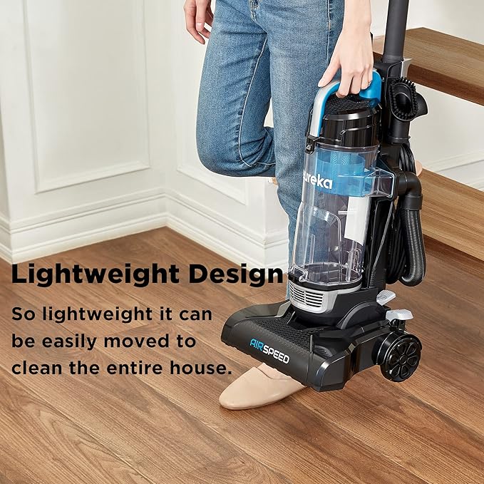 Eureka Powerful Bagless Upright Vacuum Cleaner Carpet and Floor, AirSpeed Ultra-Lightweight Vacuum Cleane  NEU10AE5-R