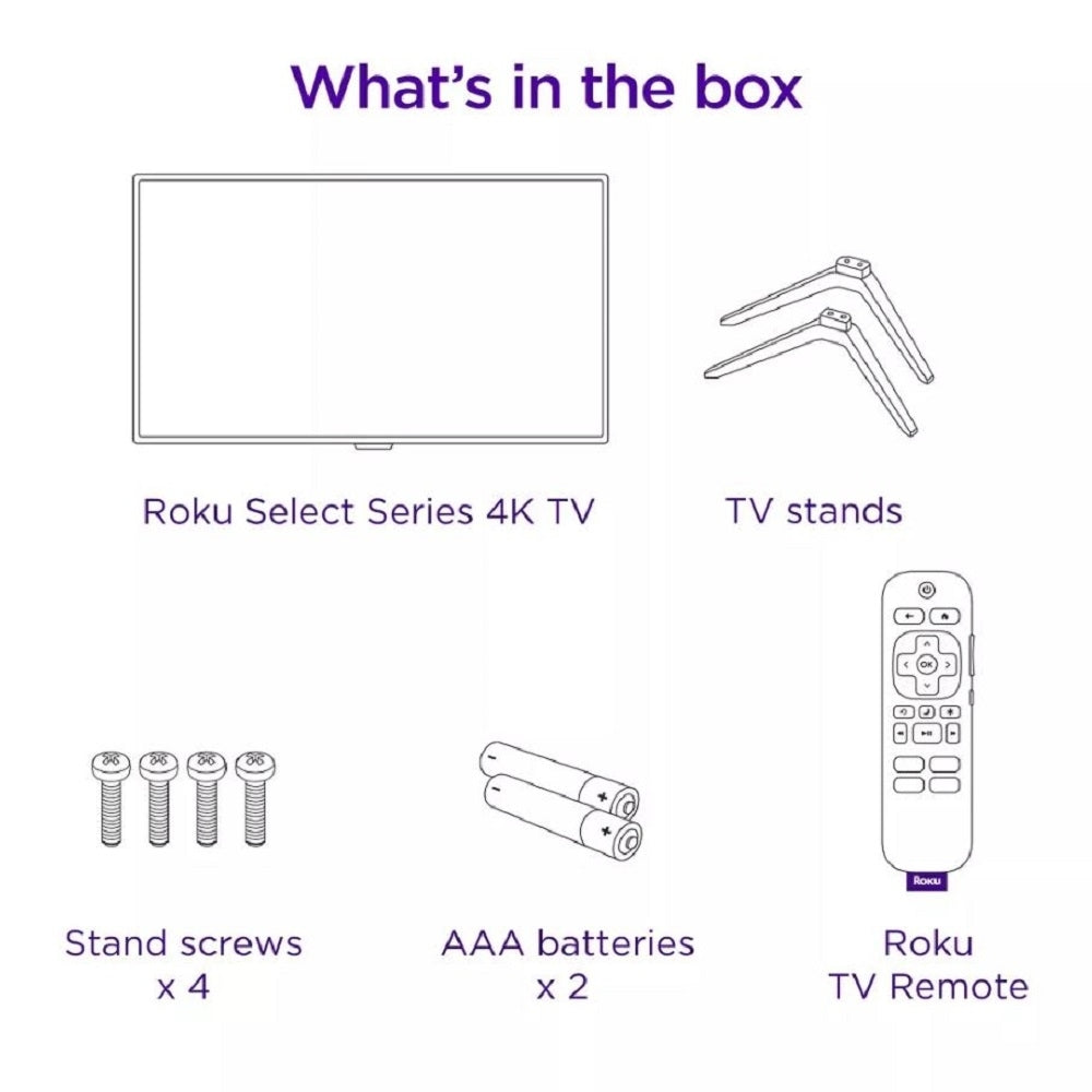 Roku - 65" Class Select Series 4K Smart Roku TV 65R4A4-R-BF