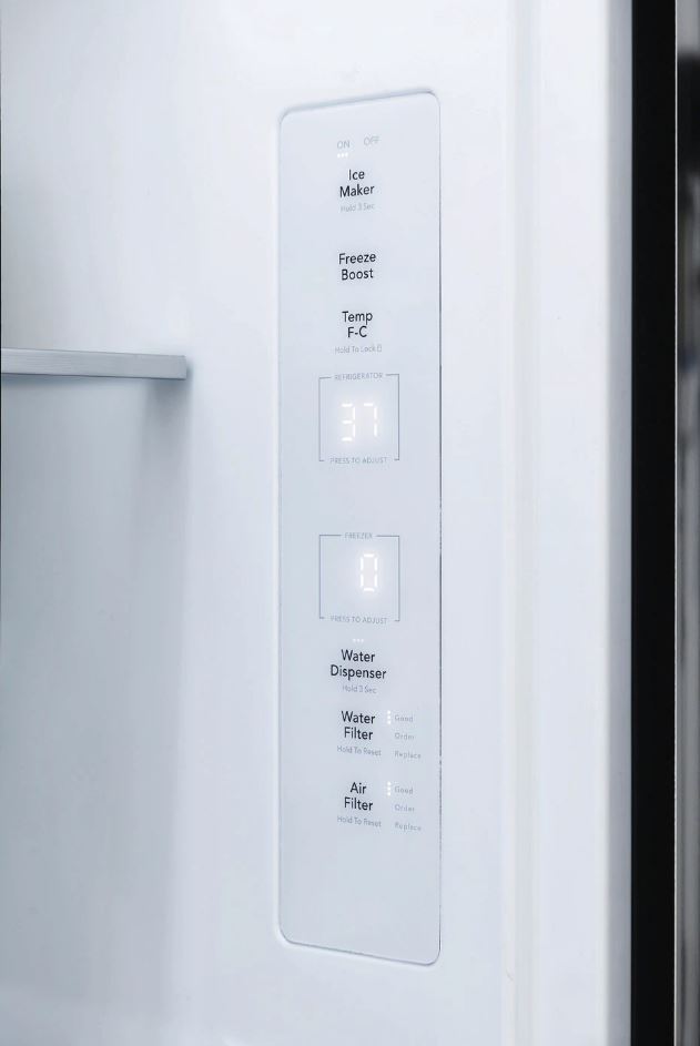 Frigidaire Gallery - 30 in. 20 cu. ft. Standard Depth French Door Refrigerator with Internal Water Dispenser - Stainless Steel - GRFN2023AF- SN 1K41381760
