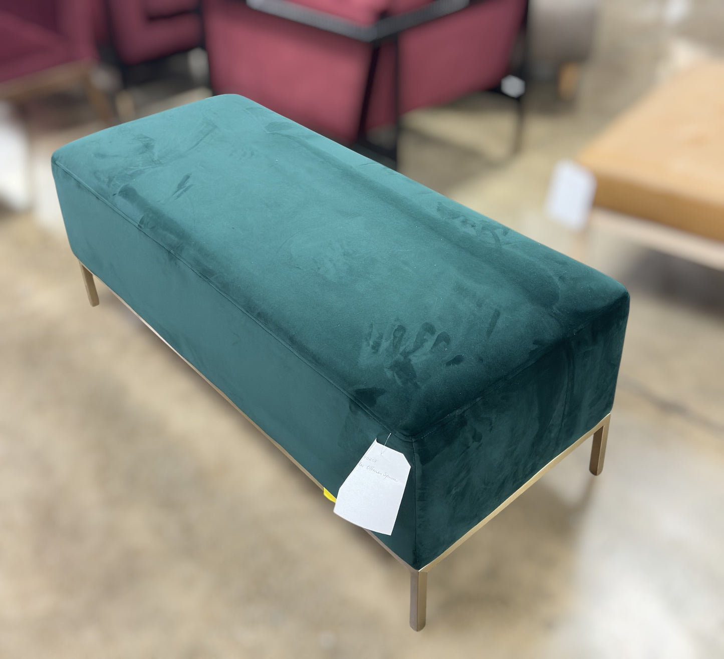 IDF240208 - Miller - Ottoman  Fabric  Spruce - 248.75/995