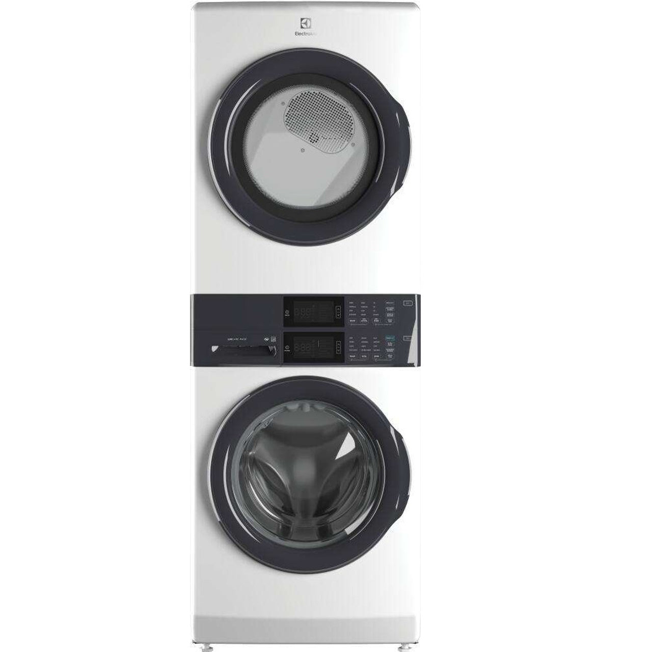 Electrolux - 4.4 cu. ft. Stacked Washer and 8.0 cu. ft. Electric Dryer Laundry Tower in White with LuxCare Wash, Energy Star - White - ELTE7300AW- SN 4B43406278