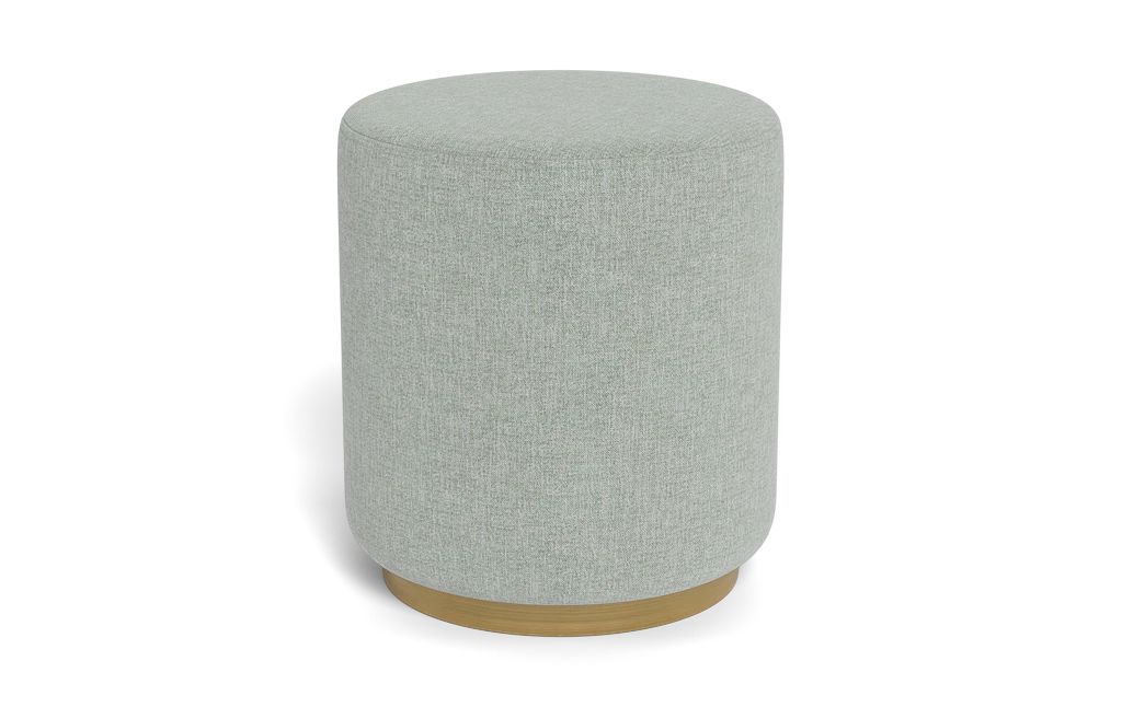 IDF240216 - Fae - Ottoman  Fabric  Light Grey - 103.50/345