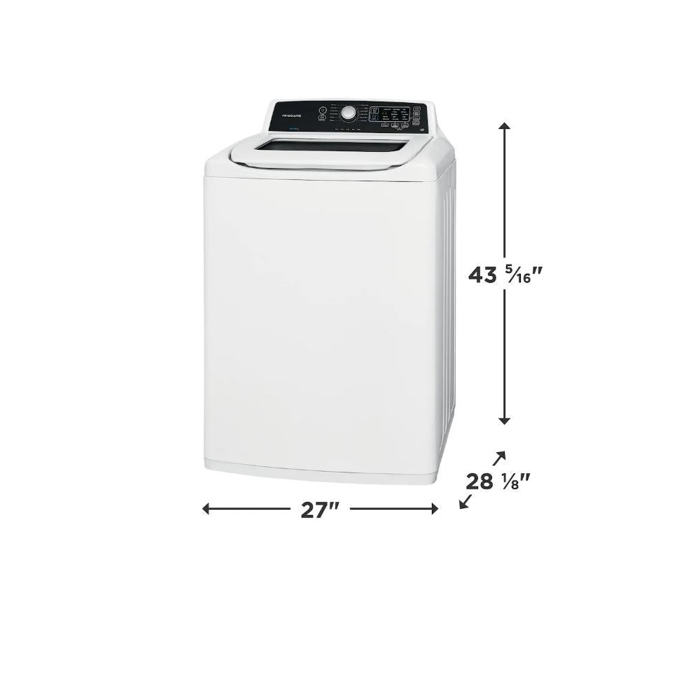 Frigidaire - 4.1 cu. ft. White High Efficiency Top Load Washing Machine - White - FFTW4120SW- SN KC43100444