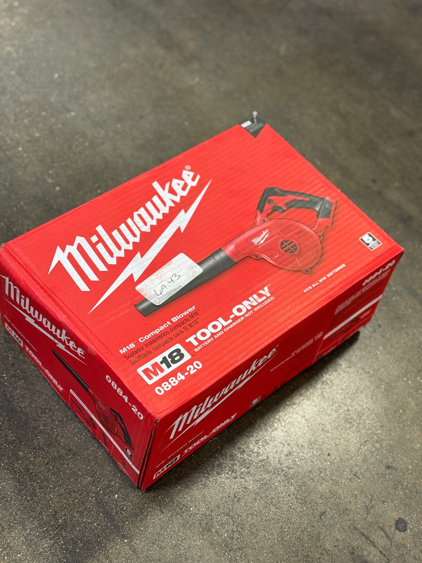 AC250078 Milwaukee M18 Compact Blower