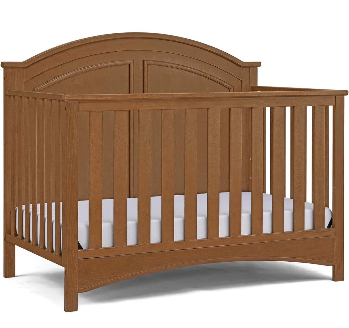 AC260243 Delta Children Perry 6-in-1 Convertible Crib - Greenguard Gold Certified, Chestnut