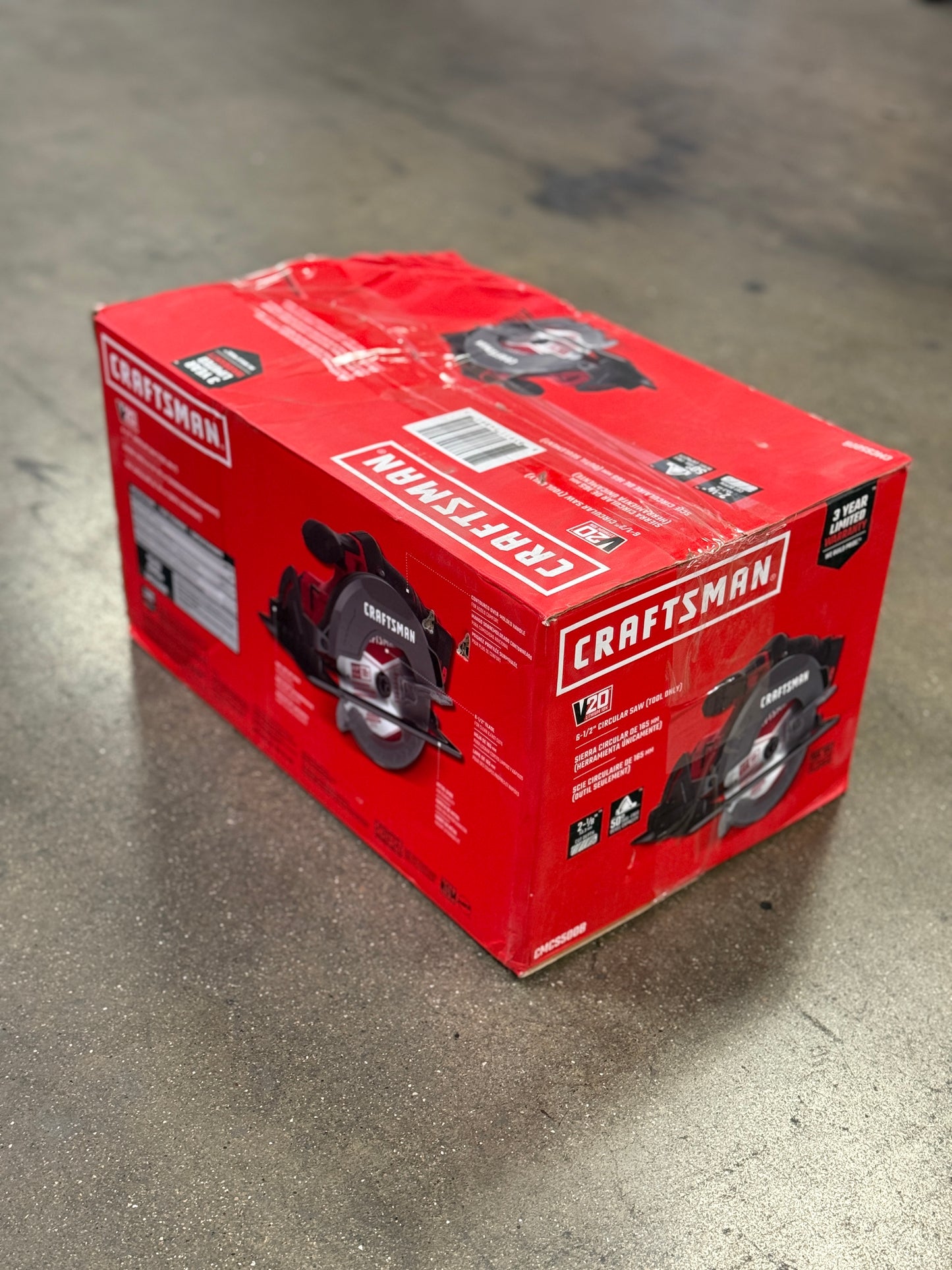 AC250069 CRAFTSMAN V20 Cordless Circular Saw, 6-1/2 inch, Bare Tool Only