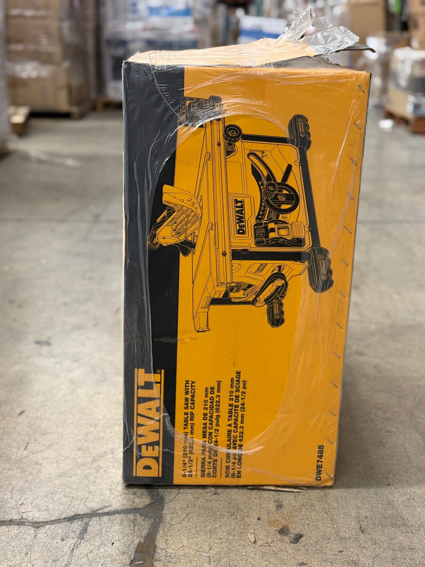 AC250098 DEWALT 15 Amp 8-1/4 in. Compact Portable Jobsite Table Saw (DWE7485)