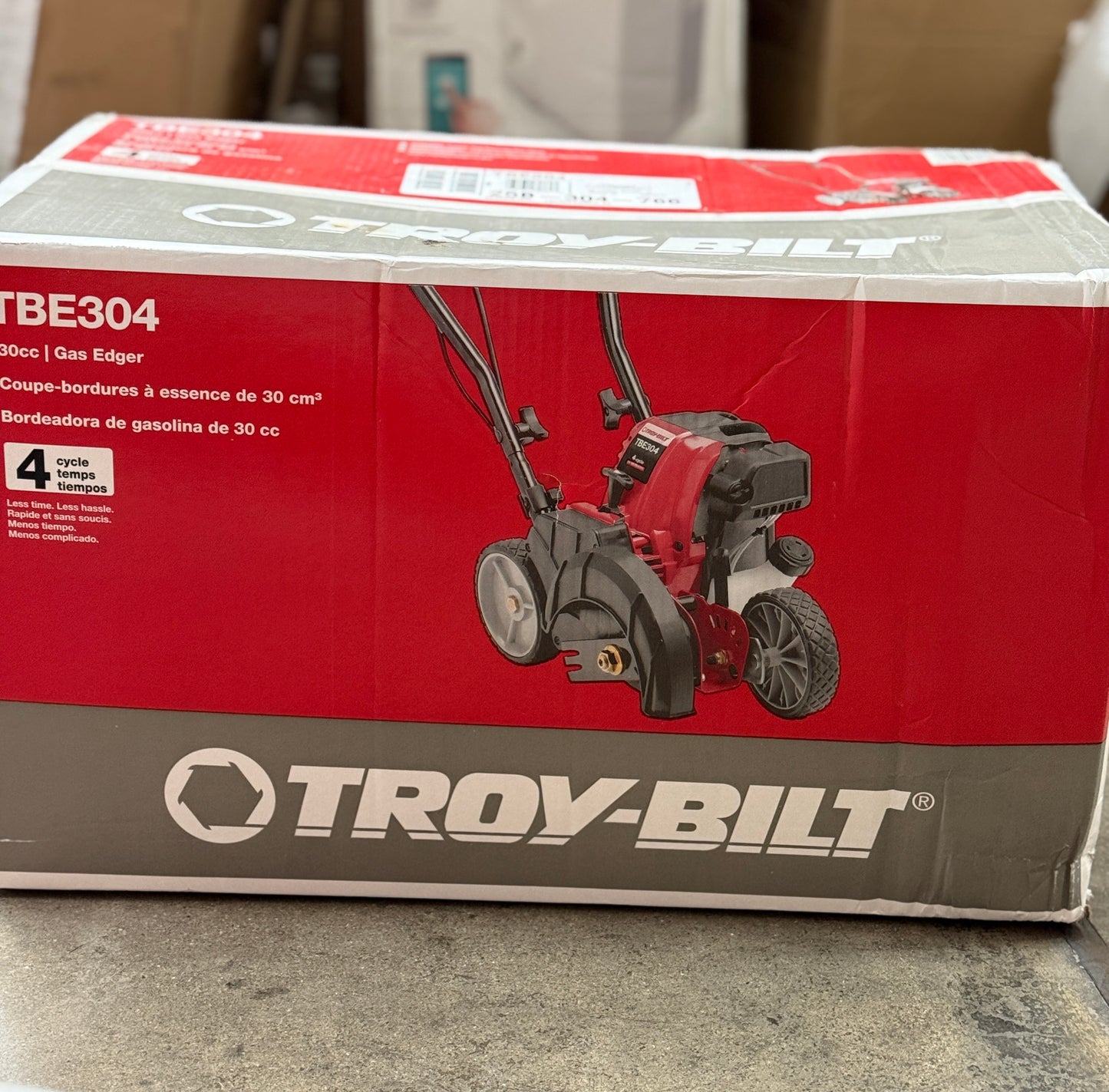 AC250109 Troy-Bilt 25B-304-766 30cc Gas 4-Cycle Driveway Edger