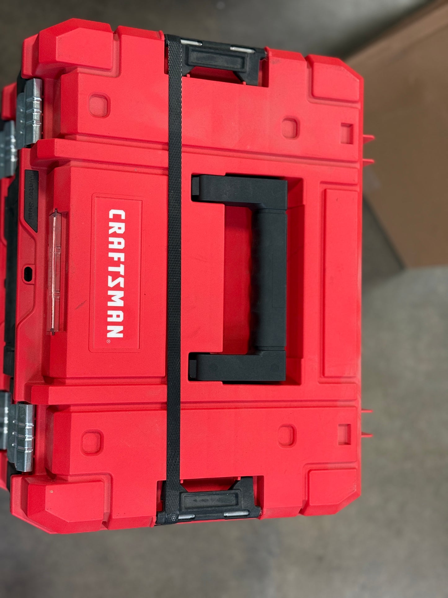 AC250085 CRAFTSMAN VERSASTACK 17.126-in W x 30.9-in H x 20.157-in D Black Plastic/Metal Rolling Tool Box