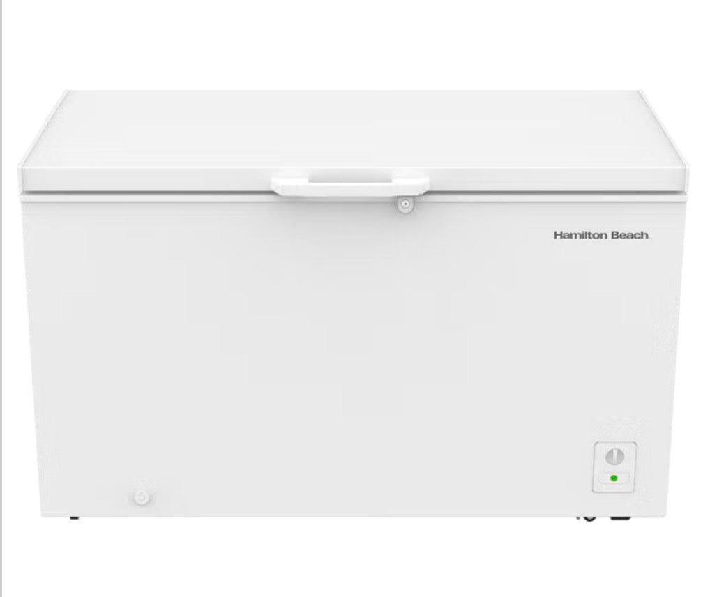 AC260376 Hamilton Beach Chest Freezer, 14 cu ft, White - HBFRF1497(minor dent)