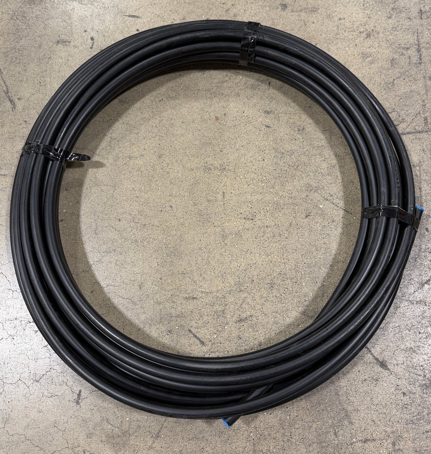 AC250912 4LIFETIMELINES Nylon Fuel Repair Tubing Coil, 5/16" (8mm) x 25' Tube Pneumatic Hose Pipe for Air or Fluid Transfer Black, Nylon Fuel Line Replacement, Gas Leak Repair