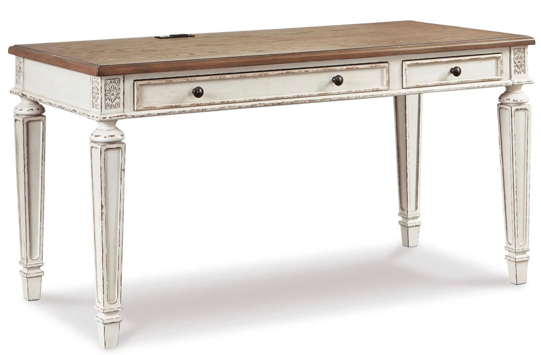 AH174 Realyn 60" Home Office Desk with USB Charging
