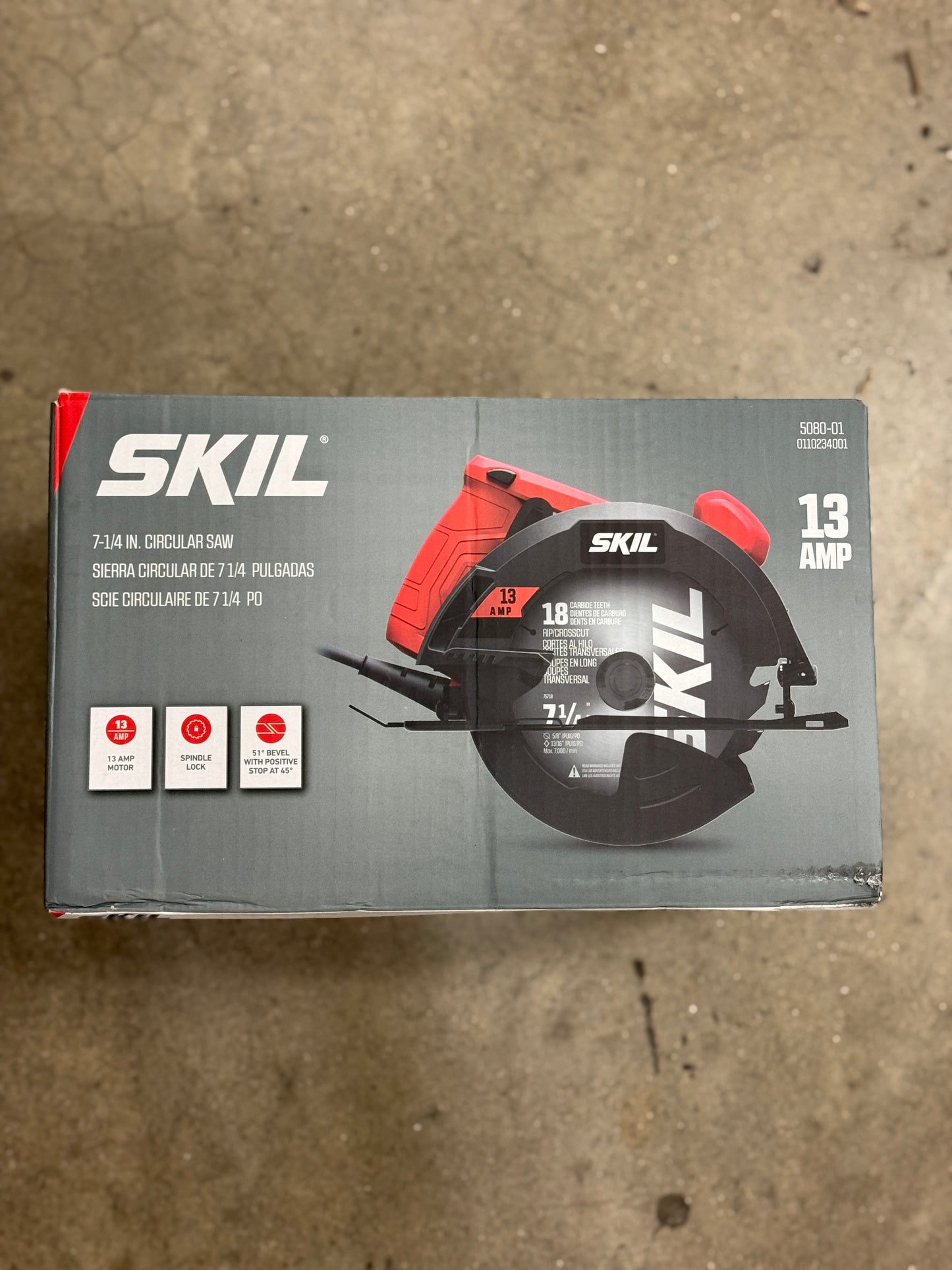 AC250100 SKIL 13 amps 7-1/4 in. Corded Brushed Circular Saw