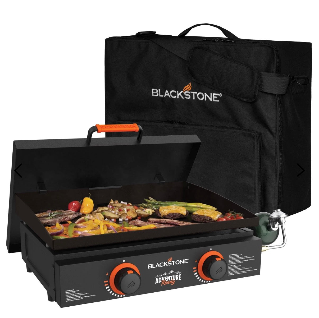 CS260022 Blackstone 22" GRIDDLE WITH HARD COVER BUNDLE