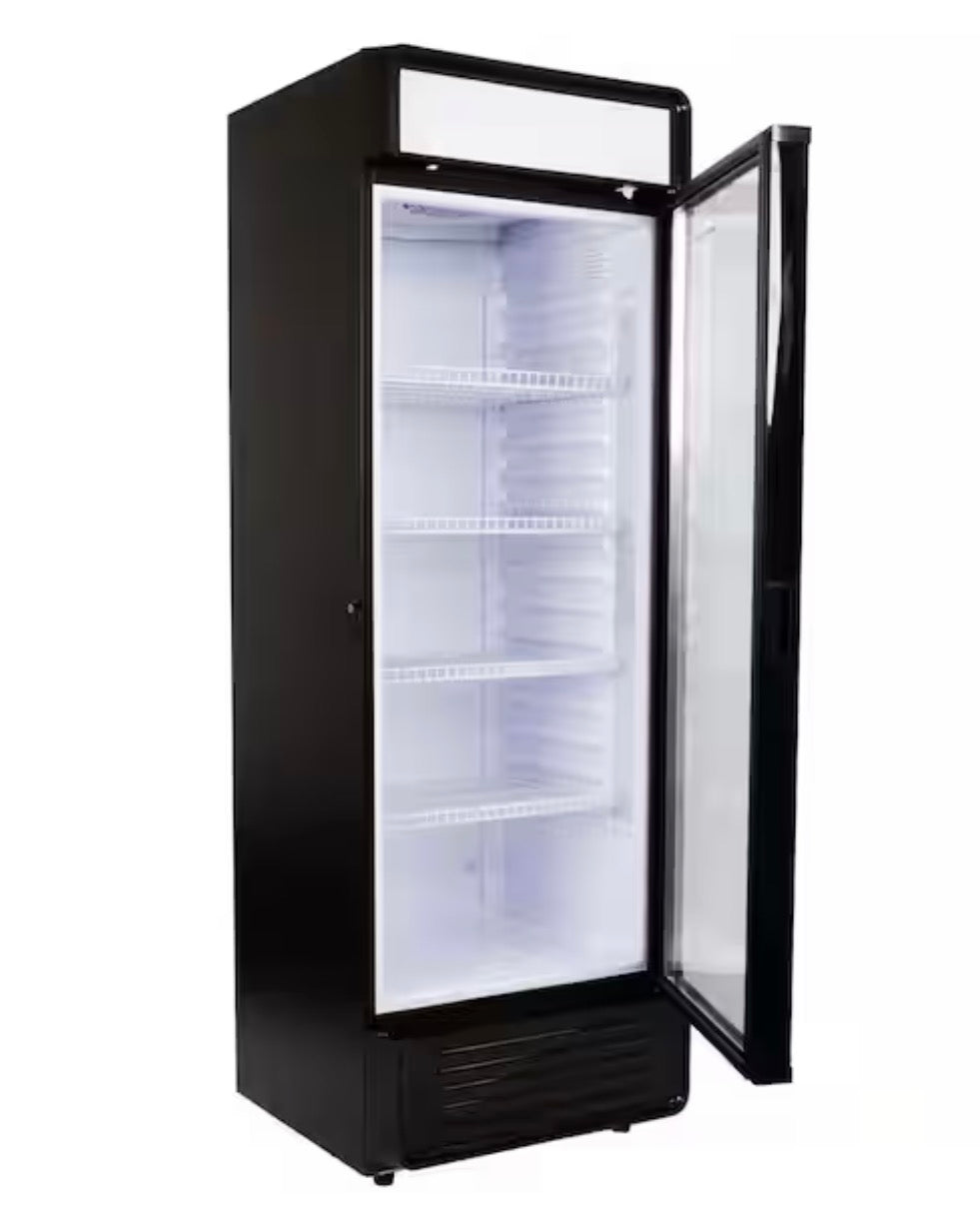 AC260268 Hamilton Beach 13.3 Cu. Ft. Black Commercial Beverage Cooler - HBCBC133